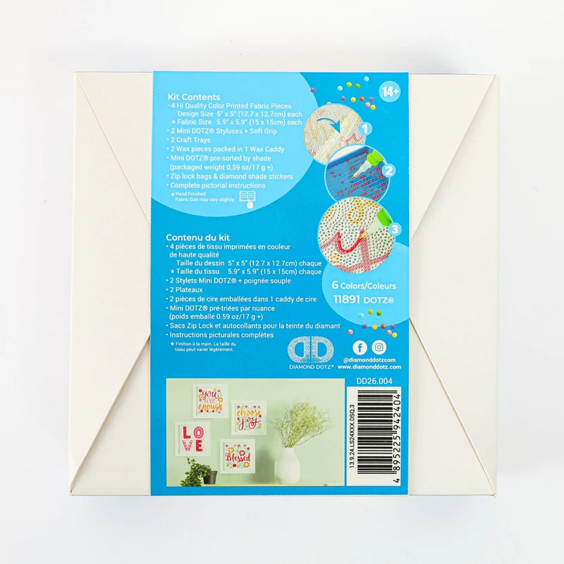 Diamond Dotz - Mini Dotz Set, 4Pack, 13x13cm, Love Blessings