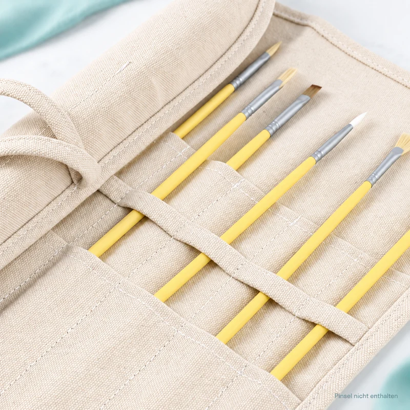 Aufrollbare Pinseltasche