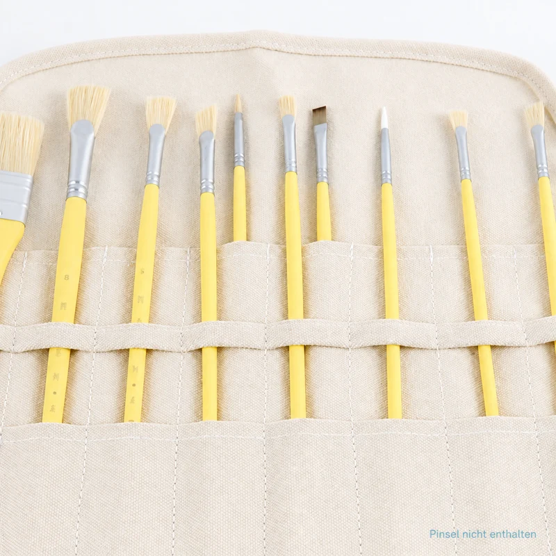 Aufrollbare Pinseltasche
