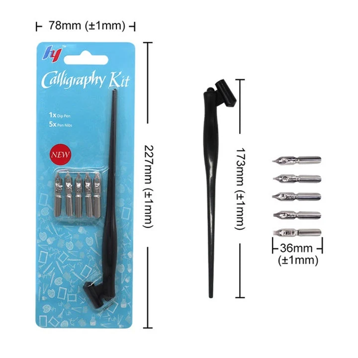 Calligraphy Set, Set of 6