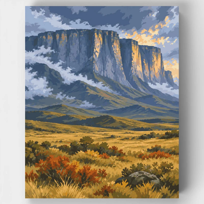 Roraima Mesa Storm Light - Paint by Numbers Kit