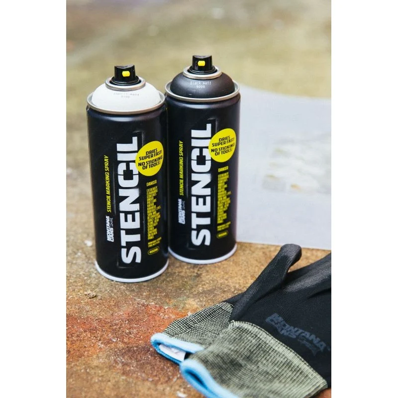 Montana - STENCIL Spray 400ml White