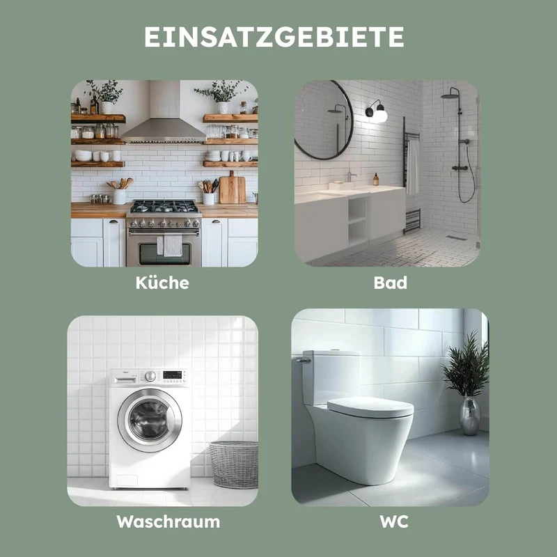 Fliesenlack 2in1 – Grundierung & Lack in einem, Weiß Seidenglänzend