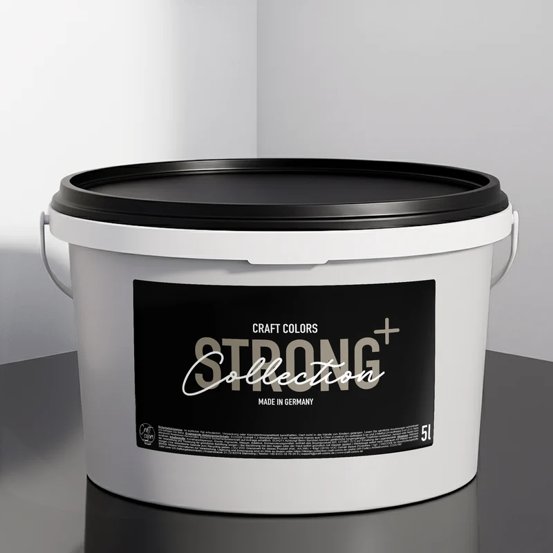 Wandfarbe Lichtgrau No. 715 matt Strong+ ( 5L ) Nassabriebk. 1