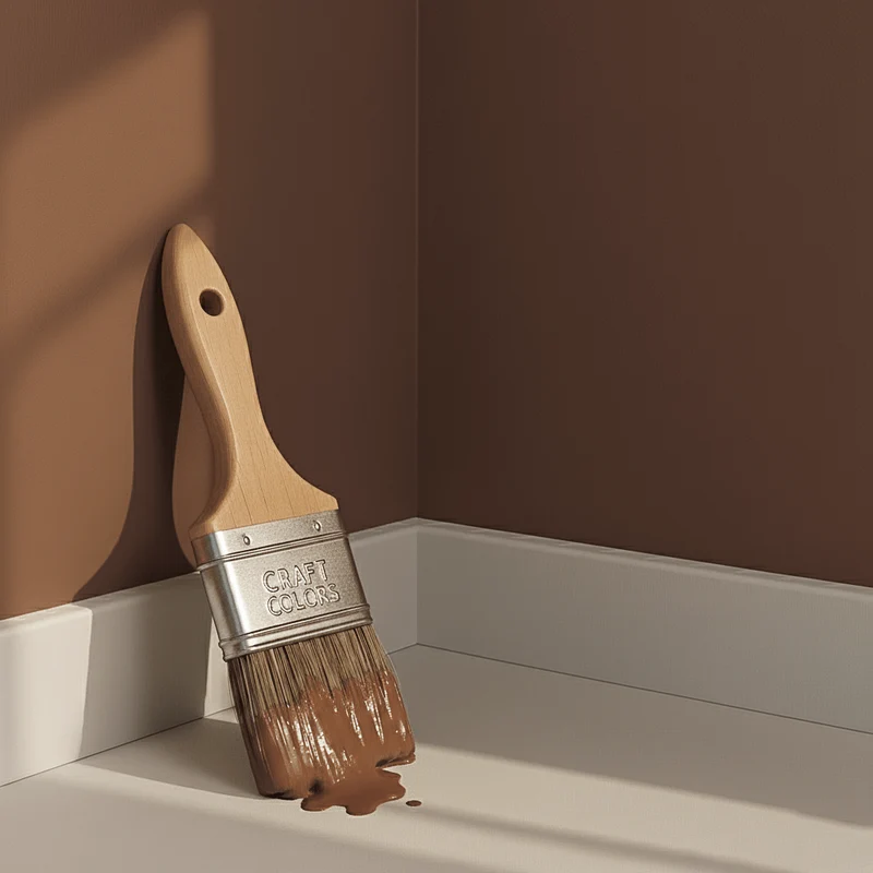 Wandfarbe Cappuccino Braun No. 835 Design Collection edelmatt