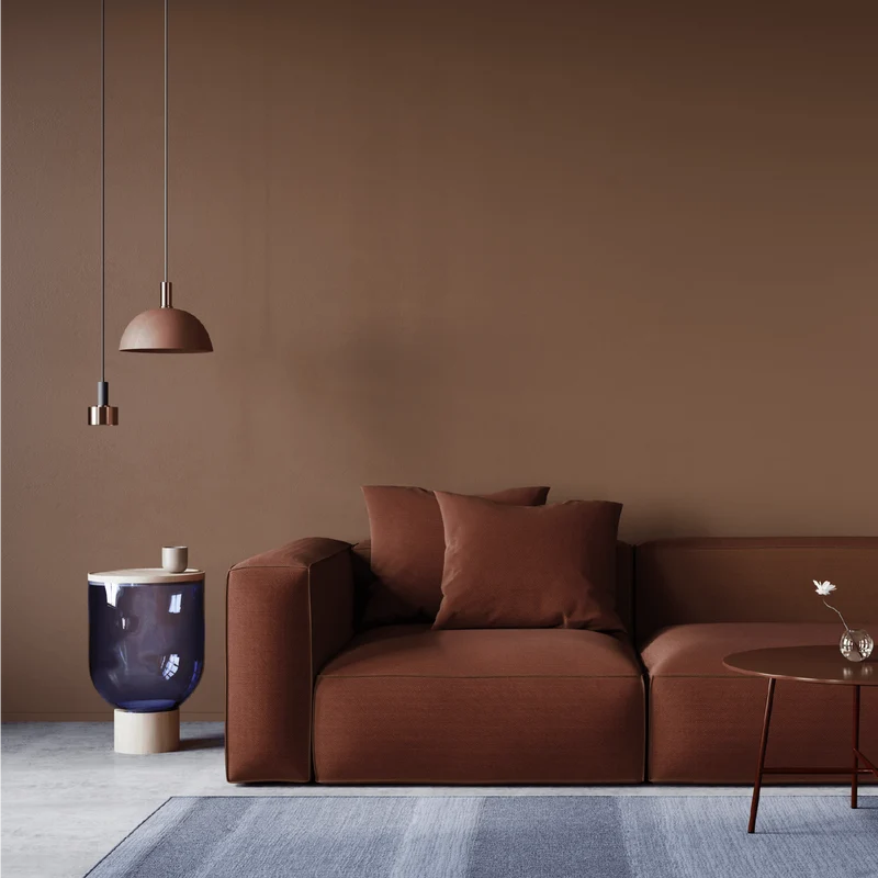 Wandfarbe Cappuccino Braun No. 835 Design Collection edelmatt