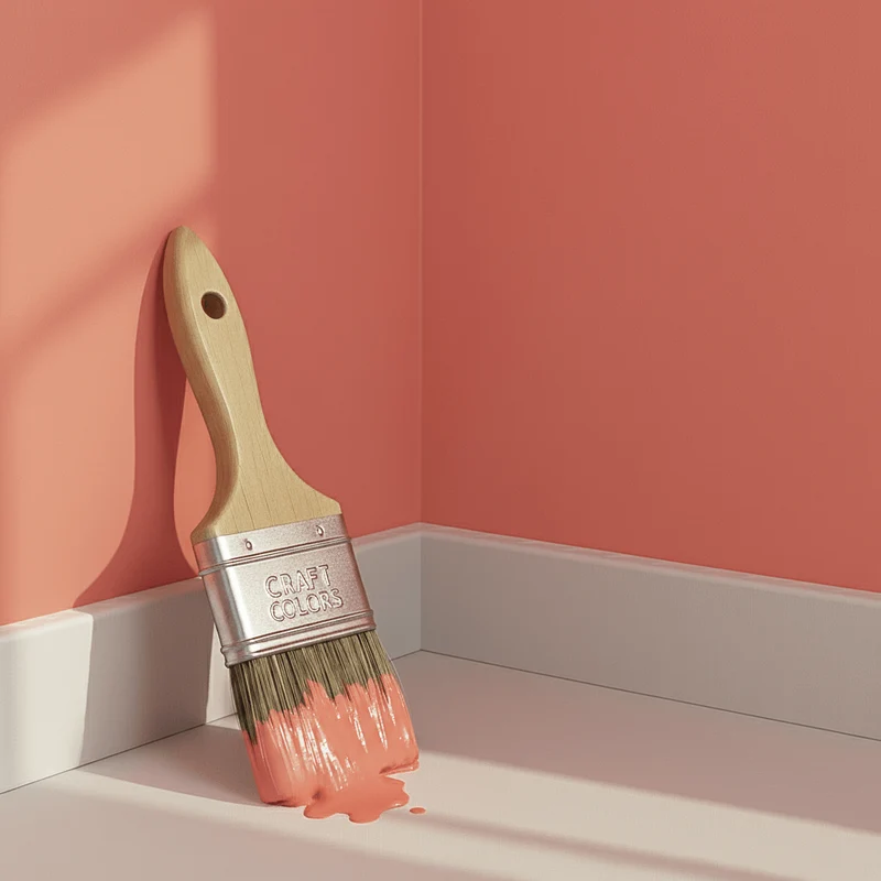 Wandfarbe Flamingo Koralle No. 422 Design Collection edelmatt
