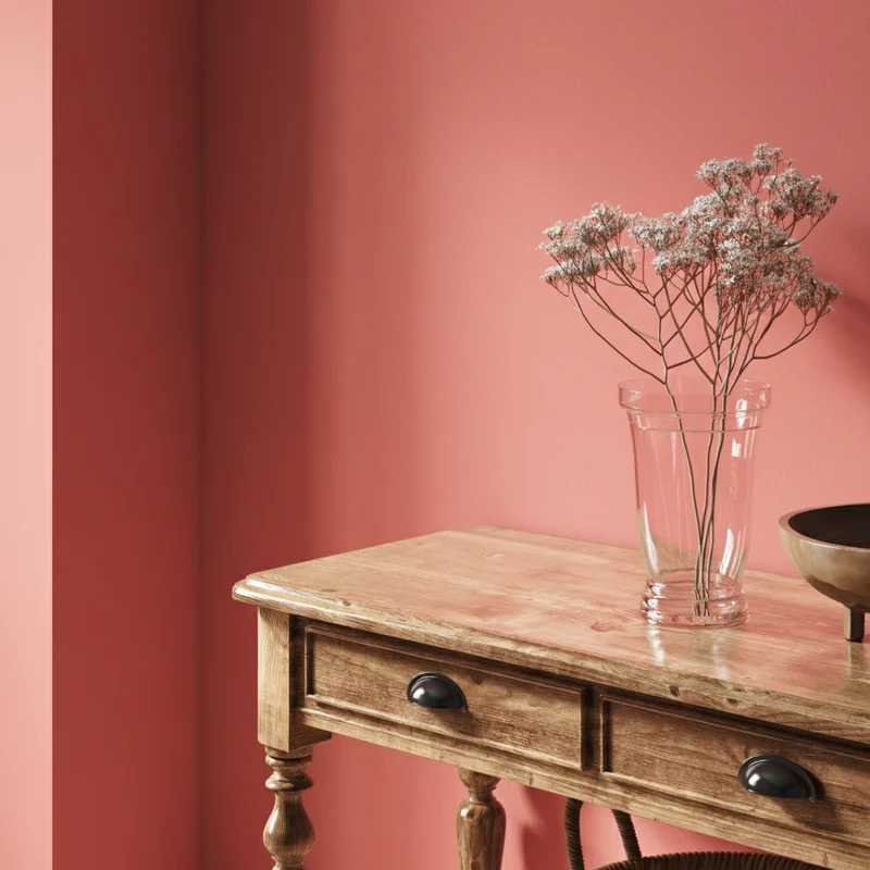 Wandfarbe Flamingo Koralle No. 422 Design Collection edelmatt