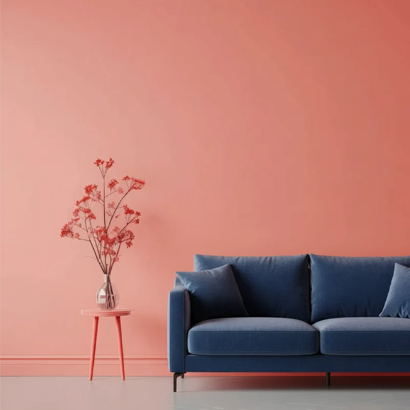 Wandfarbe Flamingo Koralle No. 422 Design Collection edelmatt