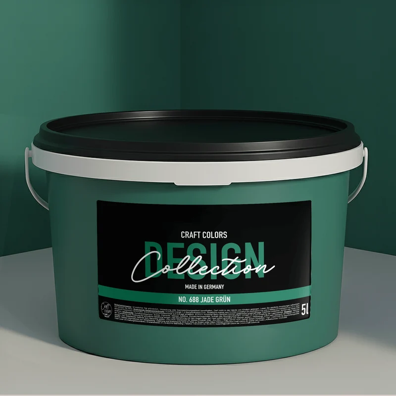 Wandfarbe Jadegrün No. 688 Design Collection edelmatt