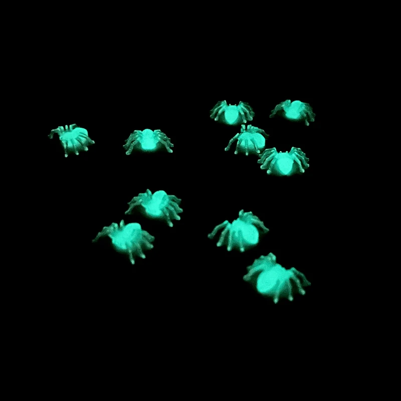 Spinne nachleuchtend