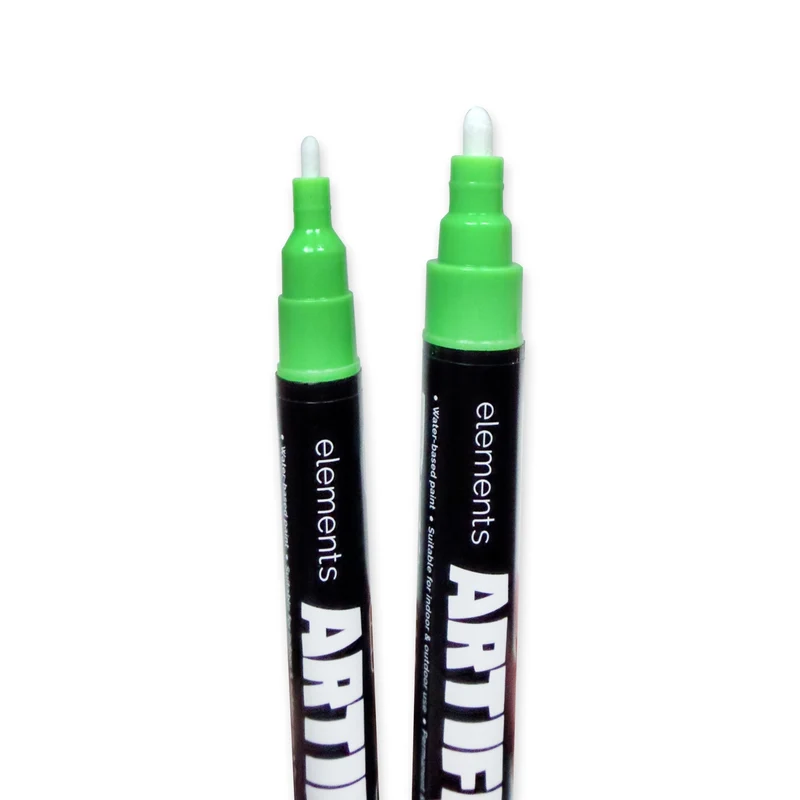 Elements - Artifex Acrylic Paint Markers 4x 5-6mm Fluorescent Set