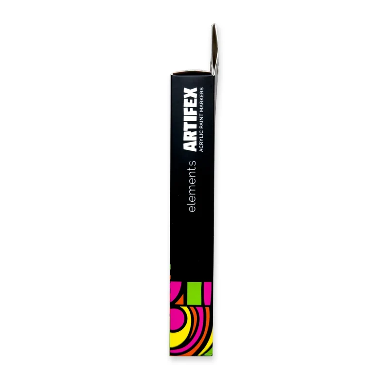 Elements - Artifex Acrylic Paint Markers 4x 5-6mm Fluorescent Set