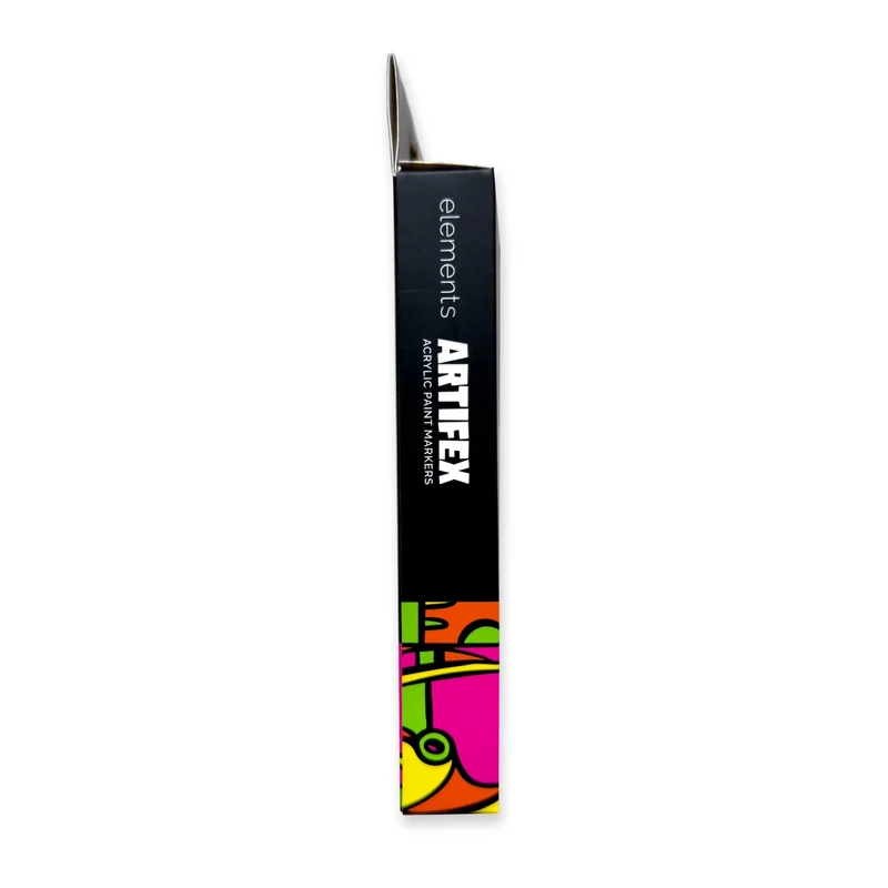 Elements - Artifex Acrylic Paint Markers 4x 5-6mm Fluorescent Set