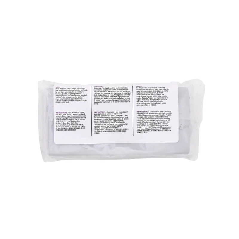 Super Sculpey - Flex Soft - Grey, 1 lb (454 g)