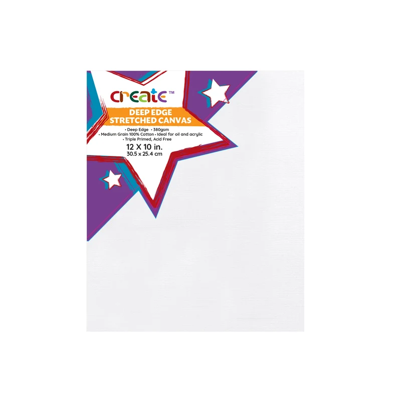 Create - Deep Edge - Canvas - 12X10" - 30X25cm