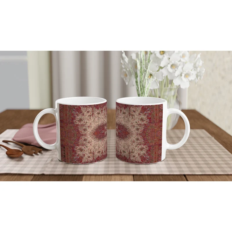 Keramiktasse Kaschmirshawl