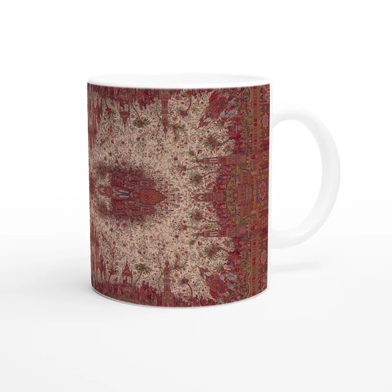 Keramiktasse Kaschmirshawl