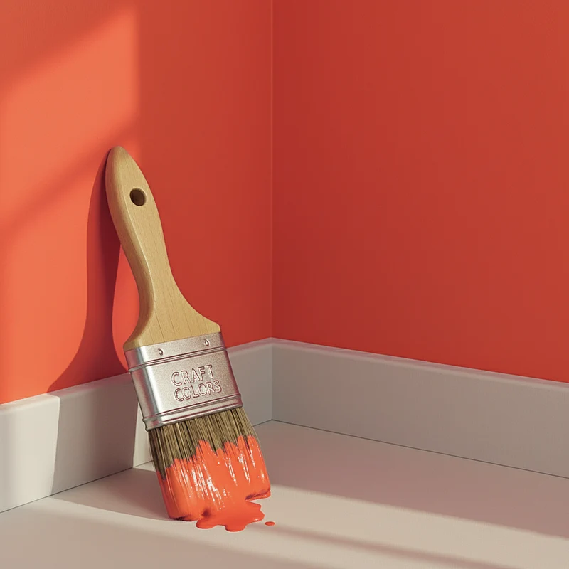Wandfarbe Kürbis Orange No. 280 Design Collection edelmatt