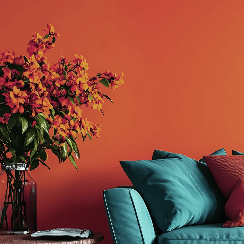 Wandfarbe Kürbis Orange No. 280 Design Collection edelmatt