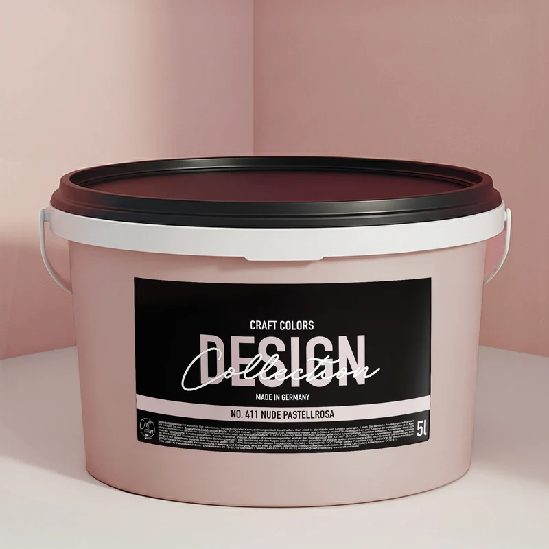 Wandfarbe Pastellrosa No. 411 Design Collection edelmatt