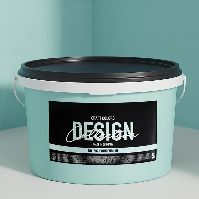 Wandfarbe Babyblau Prinzenblau No. 502 Design Collection edelmatt