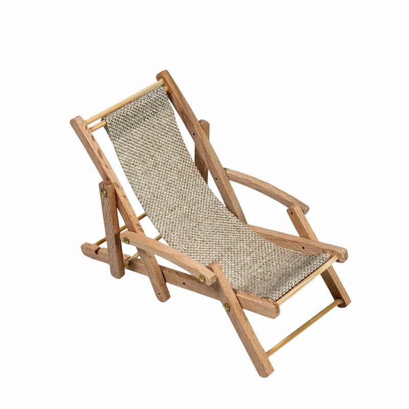 Liegestuhl | beige