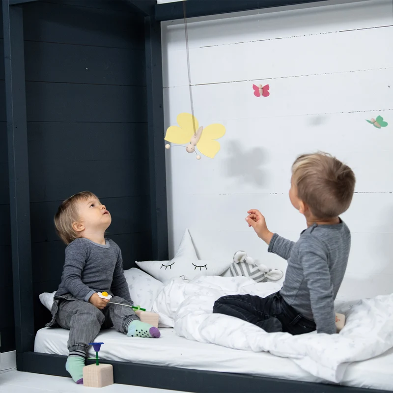 Schmetterling gross mit Faden Hipster