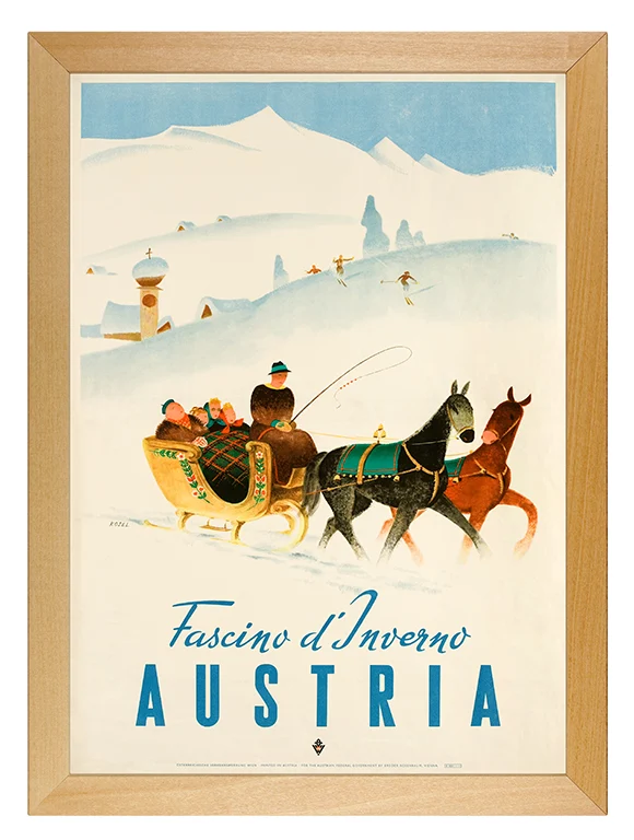 Kunstdruck: Tourismusplakat 1950