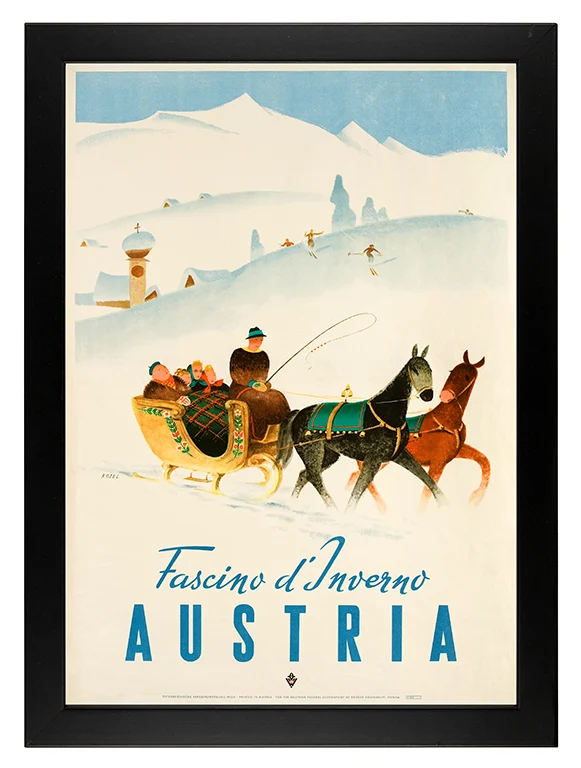 Kunstdruck: Tourismusplakat 1950