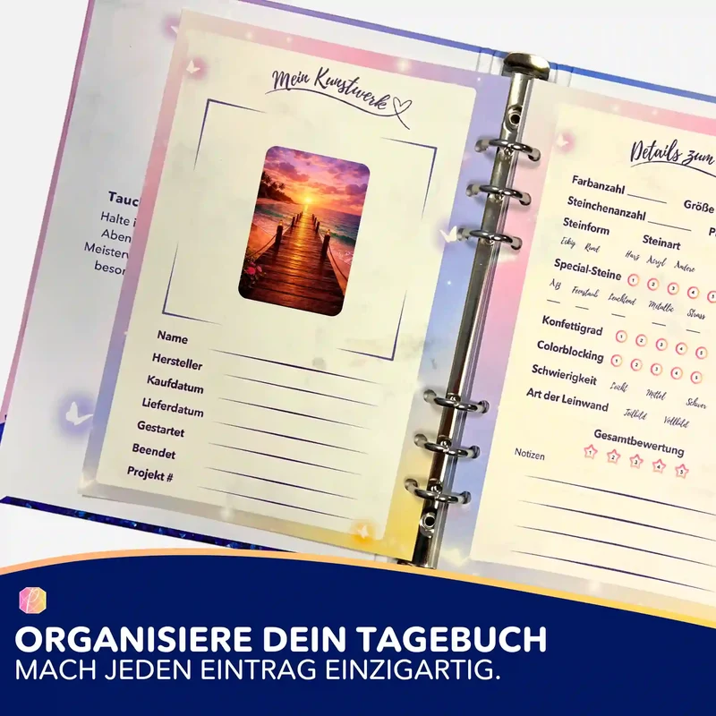Aufkleber 5er-Set - Dorthin, wo der Tag Frieden findet