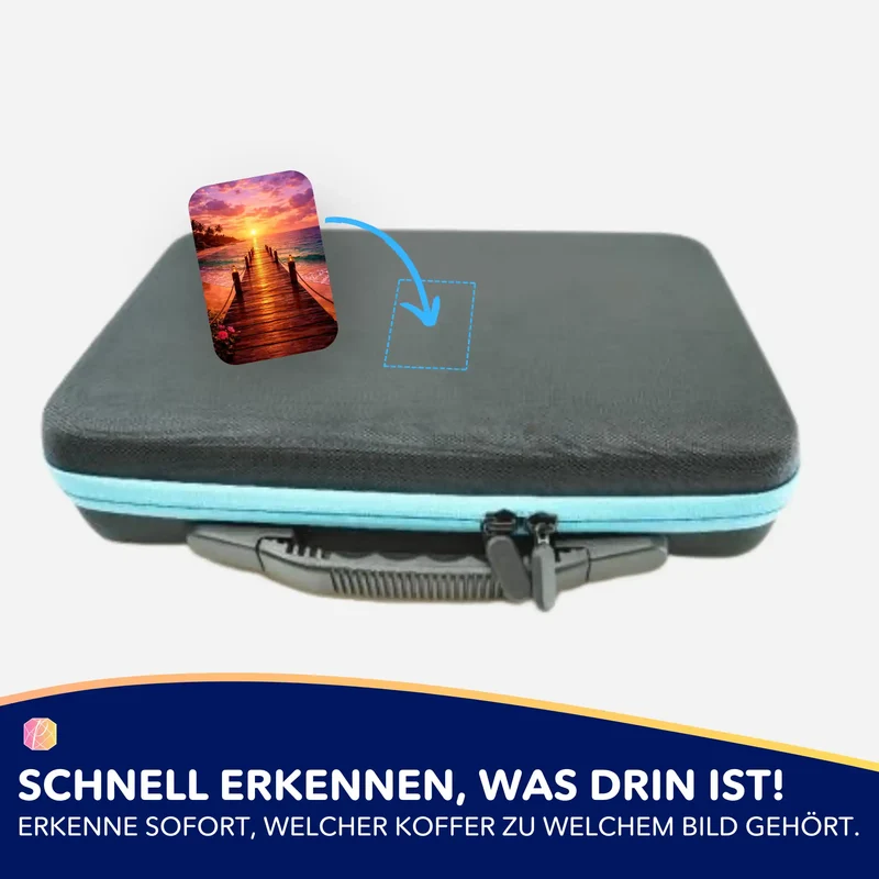 Aufkleber 5er-Set - Dorthin, wo der Tag Frieden findet