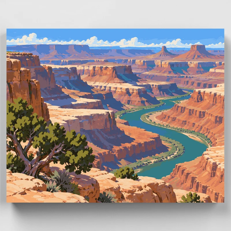 White Rim Overlook - Paint by Numbers Kit