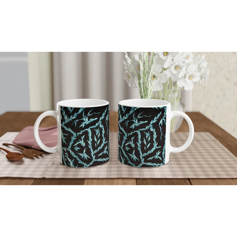 Keramiktasse Irrgarten