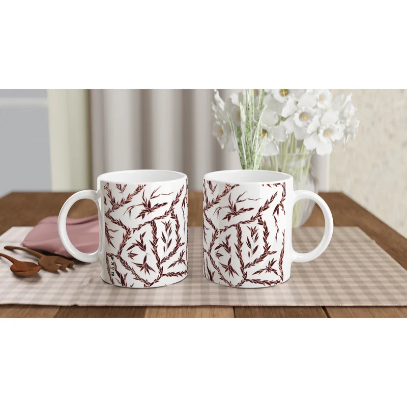 Keramiktasse Irrgarten