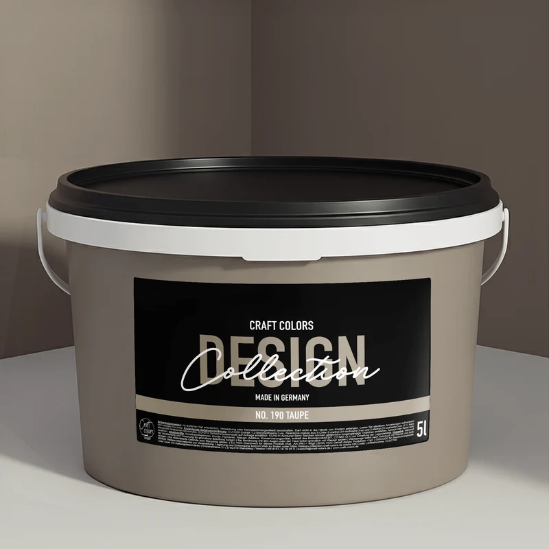 Wandfarbe Taupe No. 190 Design Collection edelmatt