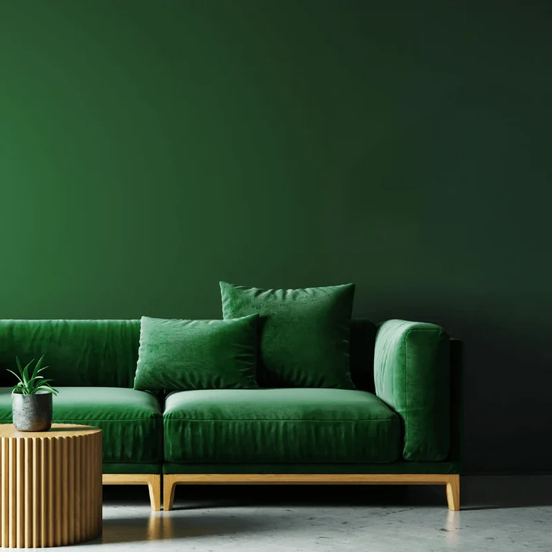 Wandfarbe Waldgrün No. 690 Design Collection edelmatt