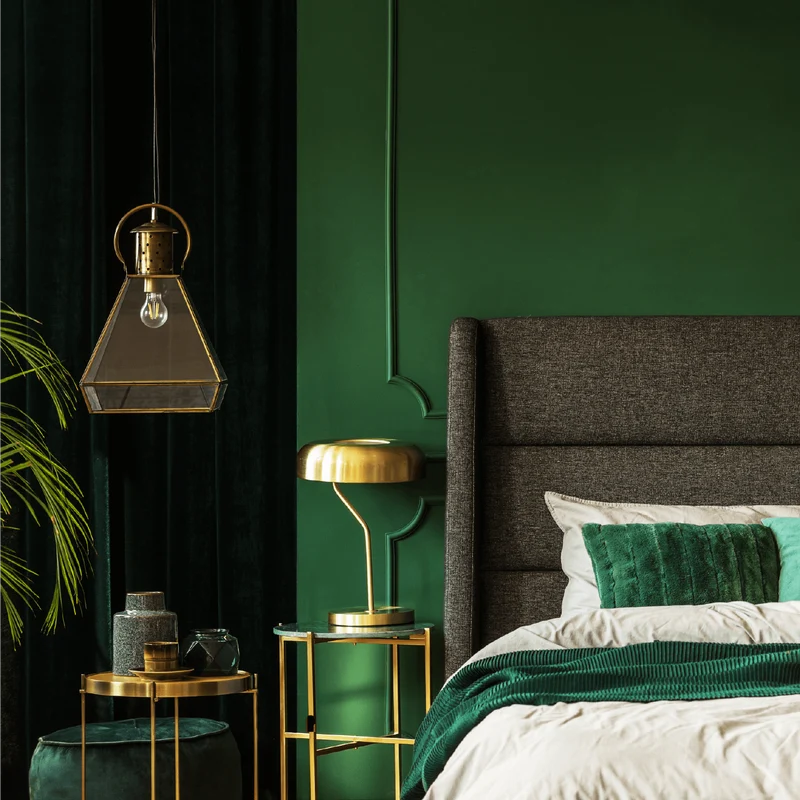 Wandfarbe Waldgrün No. 690 Design Collection edelmatt