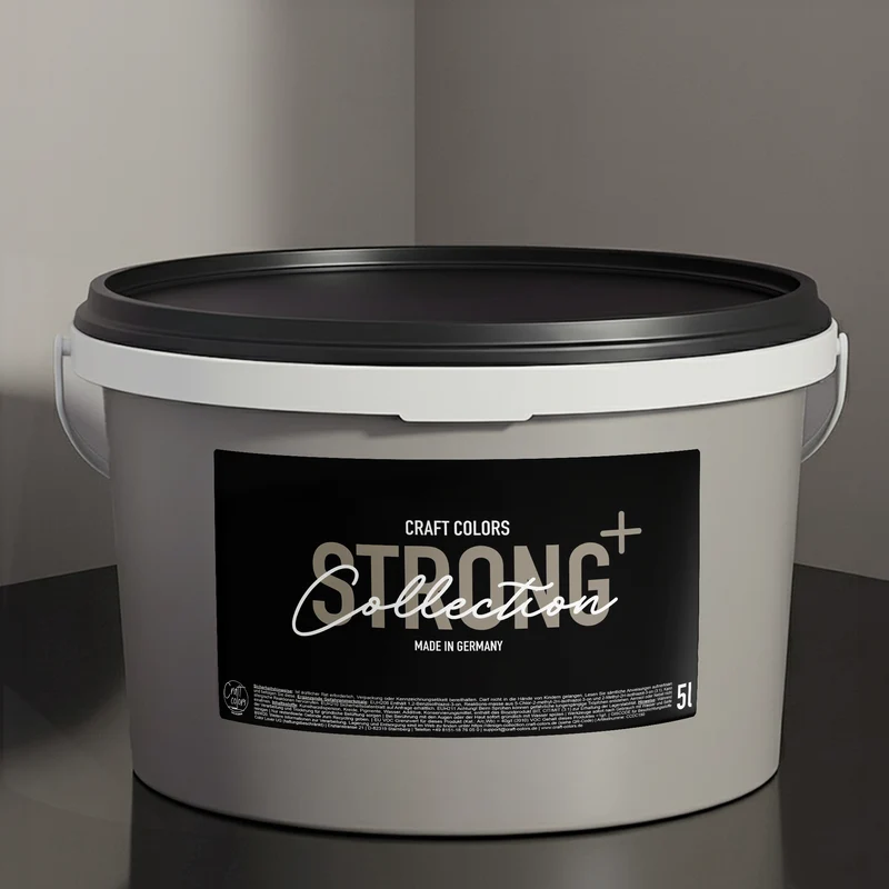 Wandfarbe Steingrau No. 770 matt Strong+ ( 5L ) Nassabriebklasse 1