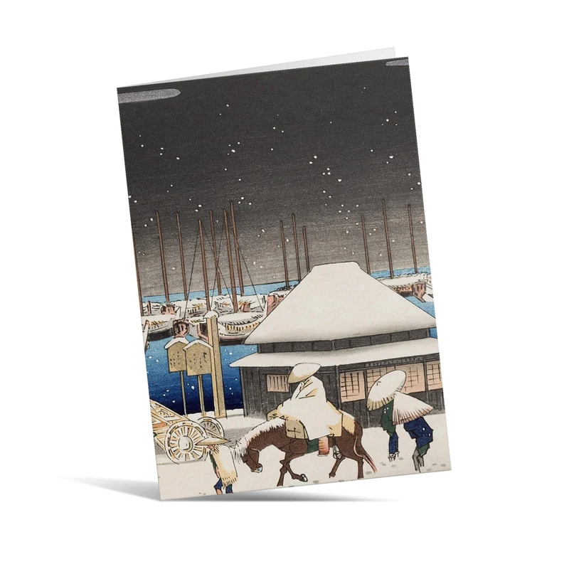 10 Karten mit Winterlandschaft