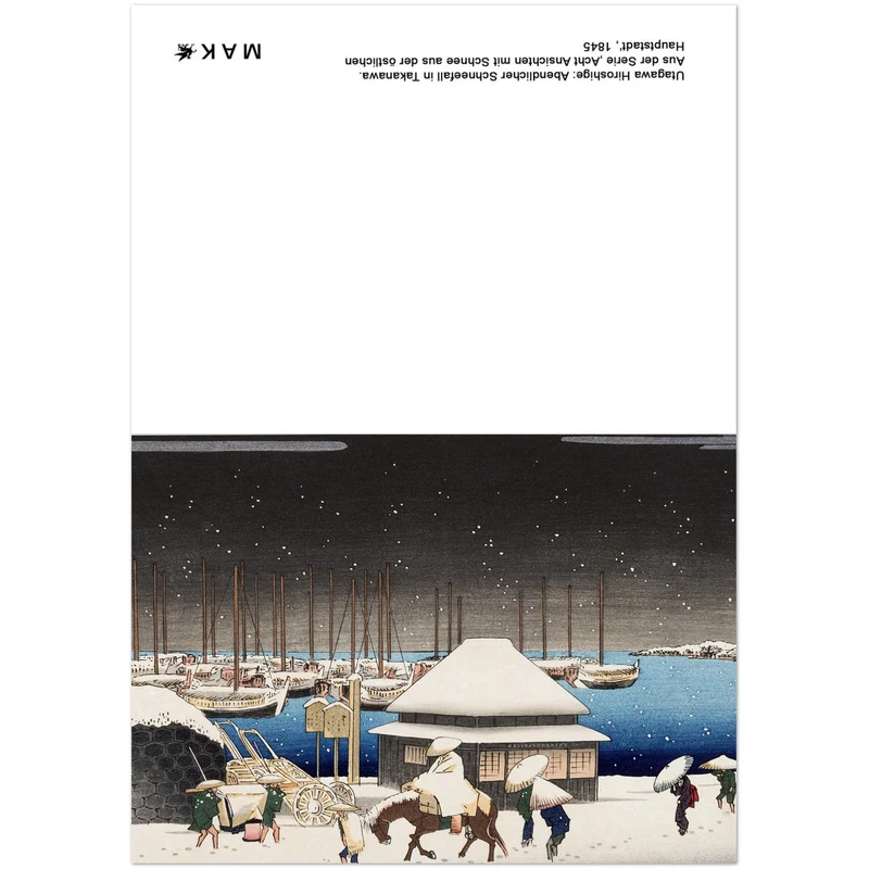 10 Karten mit Winterlandschaft