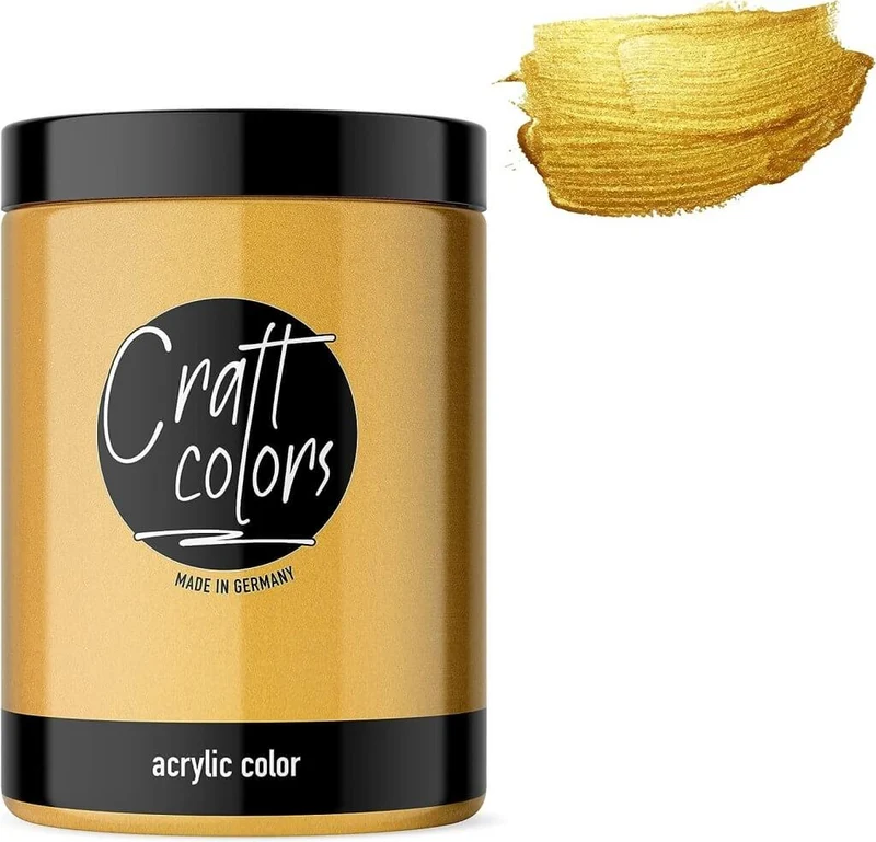 Acrylfarbe edel GOLD 750ml | Made in Germany