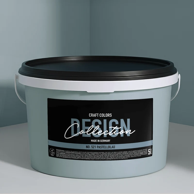 Wandfarbe Pastellblau No. 521 Design Collection edelmatt