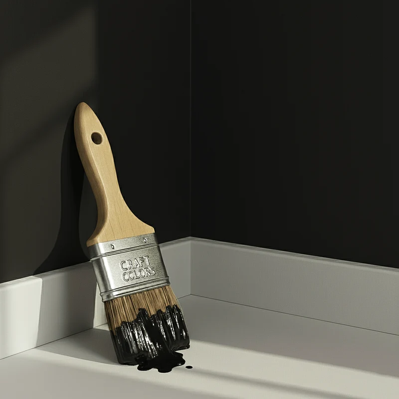 Wandfarbe Schwarz No. 995 Design Collection edelmatt