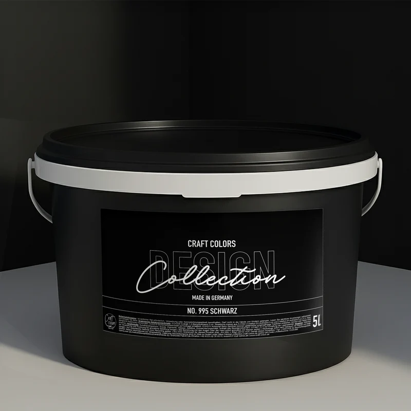 Wandfarbe Schwarz No. 995 Design Collection edelmatt