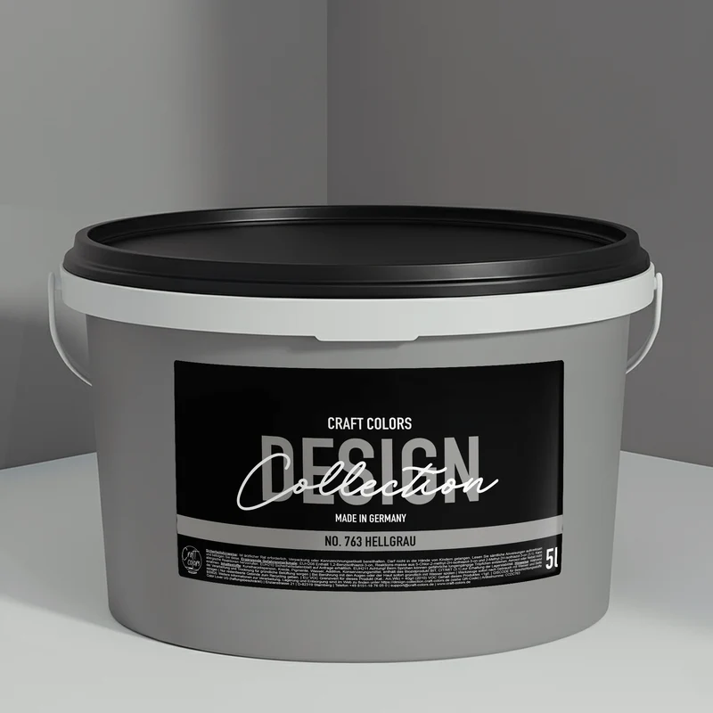 Wandfarbe Hellgrau No. 763 Design Collection edelmatt