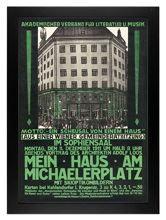 Kunstdruck: Mein Haus am Michaelerplatz