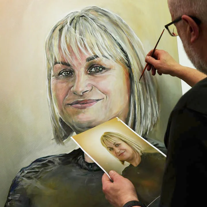 Einzelportrait malen lassen – Dein Foto als Kunstwerk
