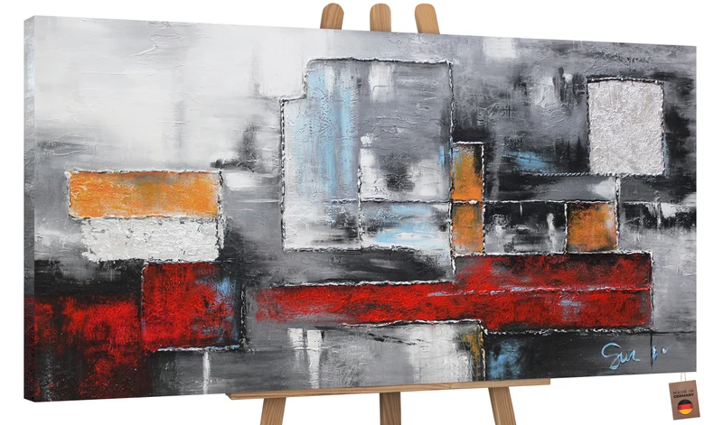 Handgemalte bilder acryl abstrakt "Abstraktion"