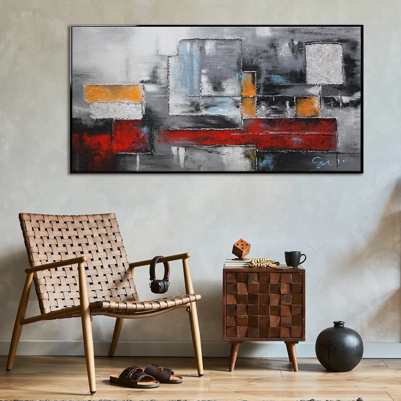 Handgemalte bilder acryl abstrakt "Abstraktion"